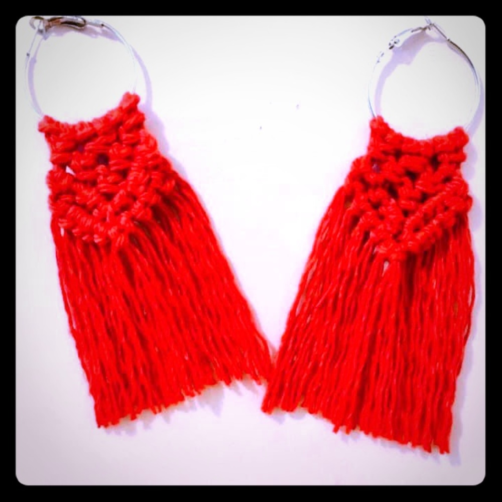 Macrame earrings